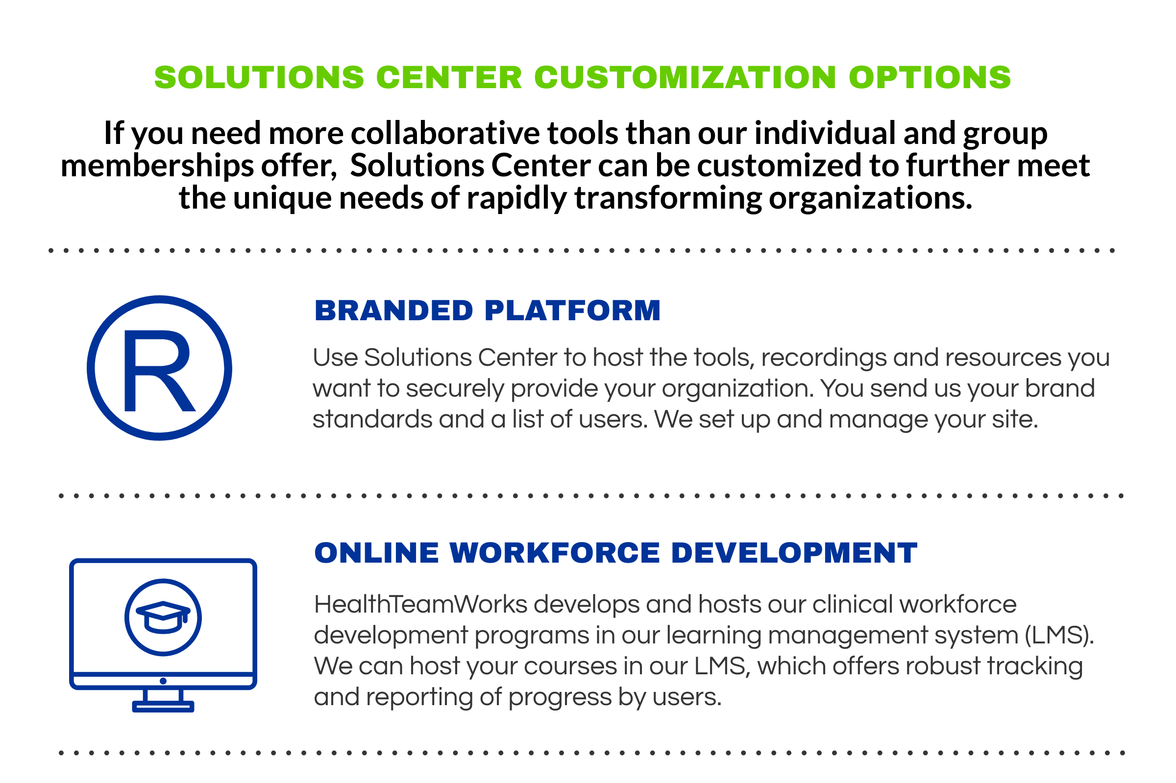 SC Branded Platform Options