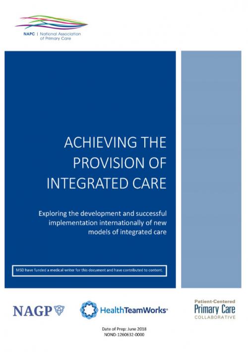 Achieving the provision of integrated care